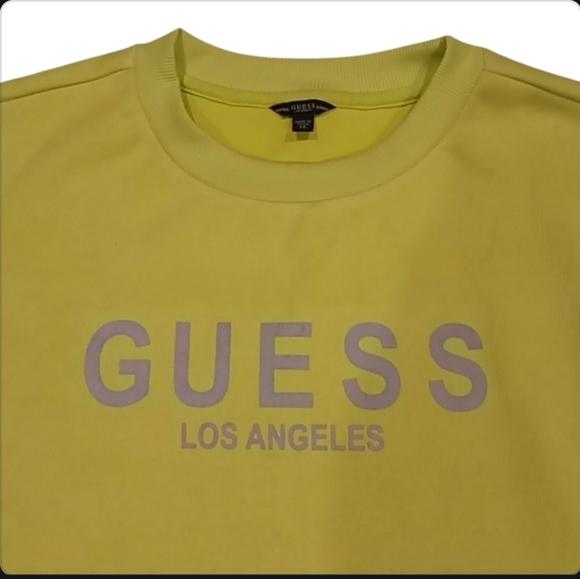Guess Los Angeles Men's Sweatshirt - Mustard Yellow - Picture 2 of 2